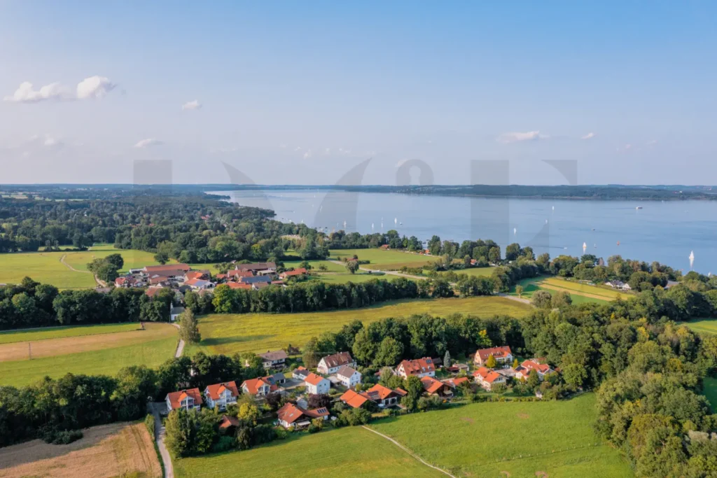 Luftbild vom Ammersee